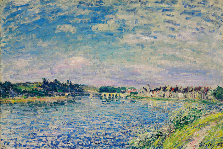  阿尔弗莱德·西斯莱 Alfred Sisley——卢万河畔的风光 (14)